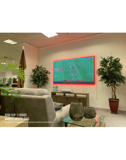 103-Inch Aeon CLR 3 Fixed Frame Ceiling/Ambient Light Rejecting 16:9 Front Projection Screen