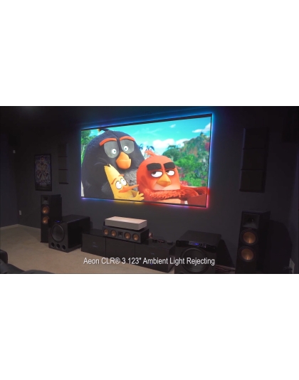 103-Inch Aeon CLR 3 Fixed Frame Ceiling/Ambient Light Rejecting 16:9 Front Projection Screen