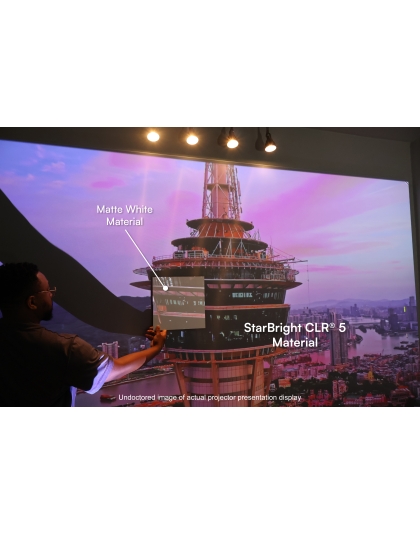150-Inch Aeon CLR 5 Fixed Frame Ceiling/Ambient Light Rejecting 16:9 Front Projection Screen