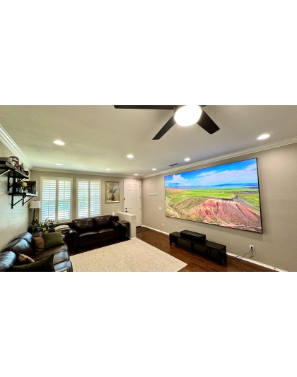 150-Inch Aeon CLR 5 Fixed Frame Ceiling/Ambient Light Rejecting 16:9 Front Projection Screen