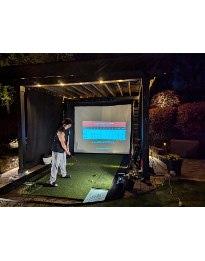 8x10 Portable Golf Simulator Screen