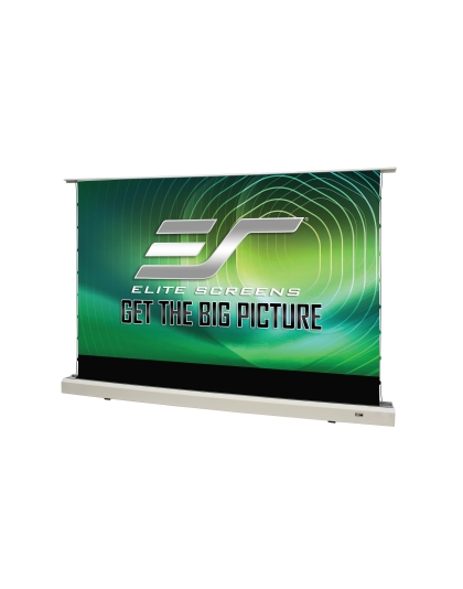 121-Inch Kestrel Tab-Tension 2 CLR 3 Electric Floor-Rising 16:9 Front Projection Screen