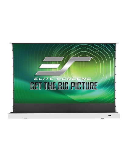 121-Inch Kestrel Tab-Tension 2 CLR 3 Electric Floor-Rising 16:9 Front Projection Screen