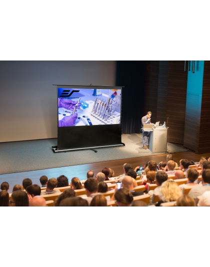 123-Inch ezCinema Tab-Tension CineGrey 4D Portable 16:9 Front Projection Screen