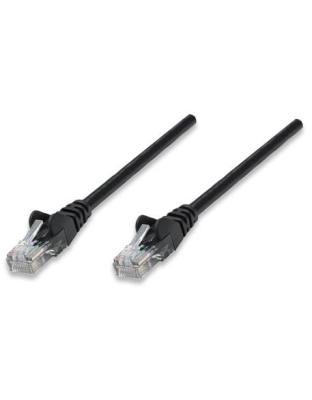 CAT5e BOOT PATCH CORD .5 FT BLACK