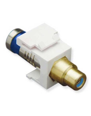 MODULE, CRIMP, RCA, RG6Q, BL INS, WHITE