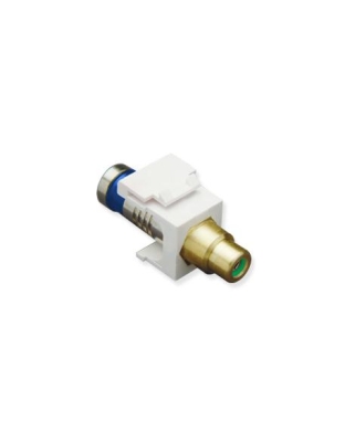 MODULE, CRIMP, RCA, RG6Q, GN INS, WHITE