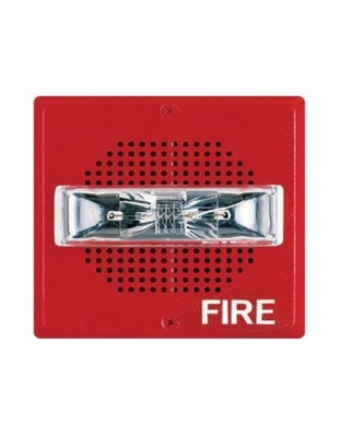 Wall-Mount Speaker-Strobe Red