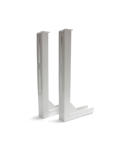 Elite Screens 12-Inch Diag. Universal Projector Screen L-Brackets, White Color, Reinforced Single Metal Welded Construction, Easy Adjustable Extension for Perfect Screen Placement, Wall or Ceiling Mount - Includes Hooks and Hardware, ZVMAXLB12-W
