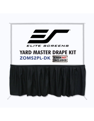 Elite Screens Drape Kit for Yard Master 2 Plus Projection Screens 100 -Inch Diag. to 200-Inch Diag. Models. 176.7-Inch Diag. L x 60-Inch Diag. H