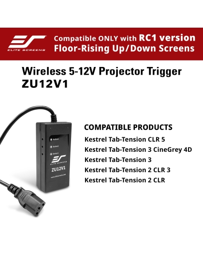 Elite Screens Universal Wireless 5-12volt trigger for projectors without a trigger out put