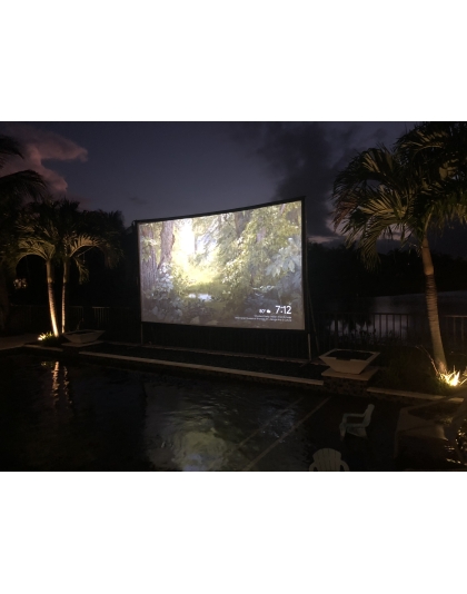 145-Inch Yard Master Plus Series Portable 16:9 Front Projection Screen