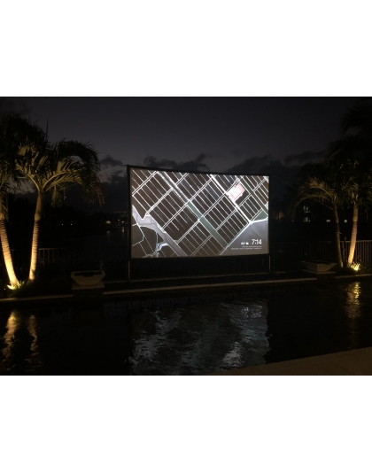 145-Inch Yard Master Plus Series Portable 16:9 Front Projection Screen
