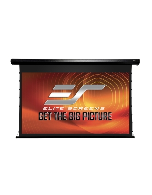 120-Inch CineTension 3 WraithVeil Dual Series Electric Wall/Ceiling Tab-Tension 16:9 Front and Rear Projection Screen