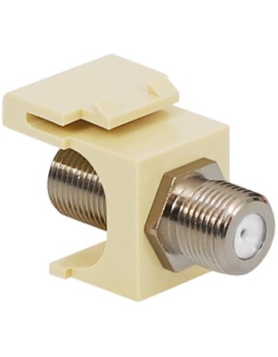 MODULE, F-TYPE, NICKEL PLATED, ALMOND