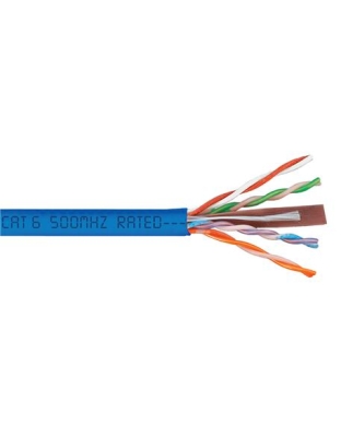 CMP CAT6 PLENUM VALUE LINE 500 MHz Blue