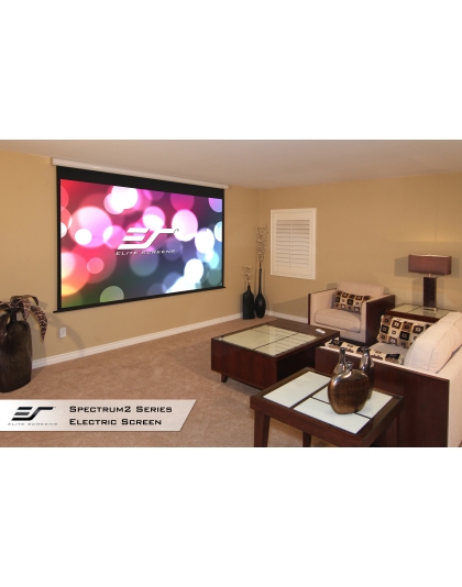 100-Inch Spectrum 2 Series Electric Wall/Ceiling 16:9 Front Projection Screen