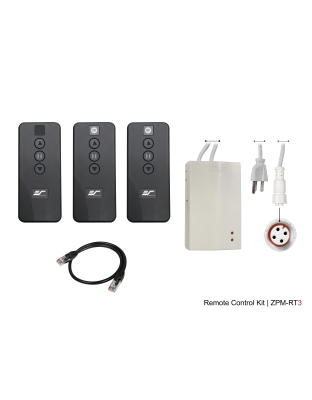 Elite Screens Remote Control Kit for Spectrum2 Series RC1 version only (Infrared and Radio Frequency Remotes,5-12vtrigger cable)