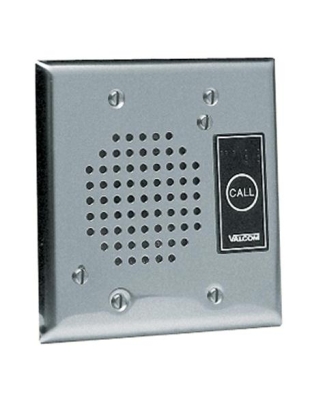 Doorplate Spkr, Flush w/LED (Stainless)