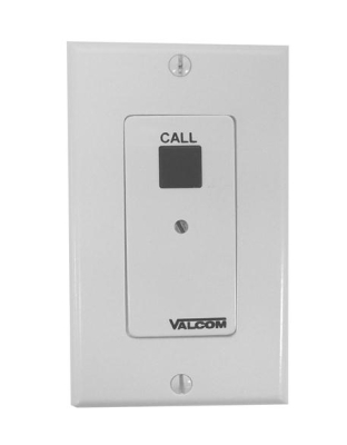 Call in switch w/volume control, white