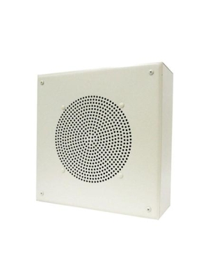 8in Amplified Ceiling Spkr Square Grille