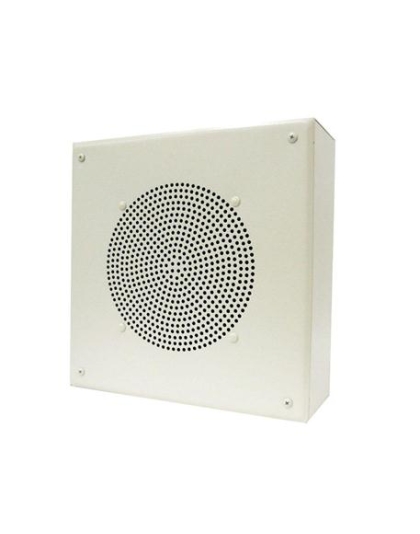 8in Amplified Ceiling Spkr Square Grille
