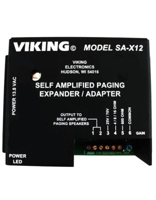Self Amplified Paging System Expander