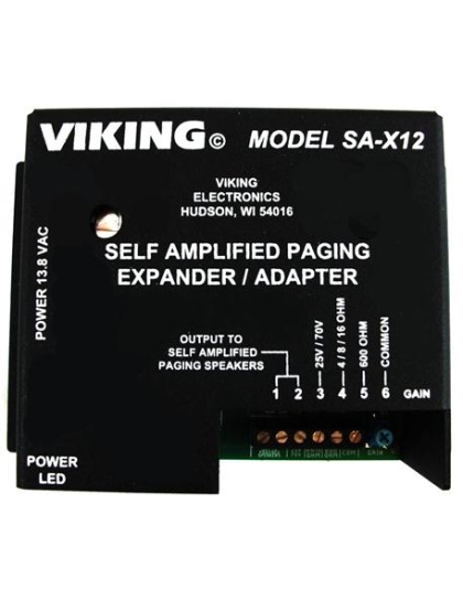 Self Amplified Paging System Expander