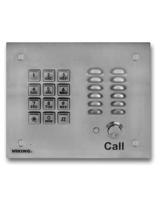 Handsfree Phone w/ Key Pad - Stainless