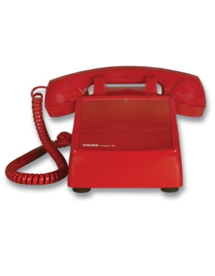 Hotline Desk Phone - Red