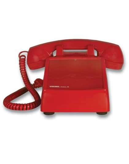 Hotline Desk Phone - Red