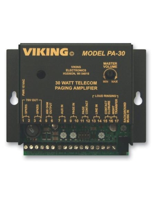 Viking 30 Watt Telecom Paging Amp