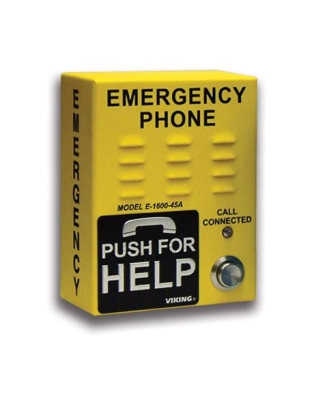 VoIP Emergency Phone with Voice,Yellow
