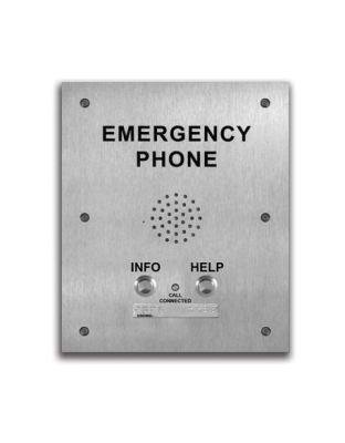 VoIP 2 Button Emergency Phone