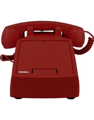 Classic VoIP Desk Phone Auto Dialer Red