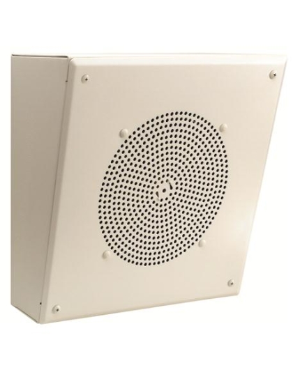 Angled Front Amplified Metal Box Speaker