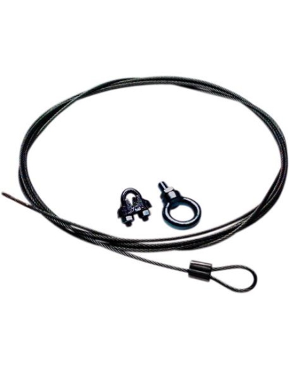Black 10 Foot Cable and Clamp
