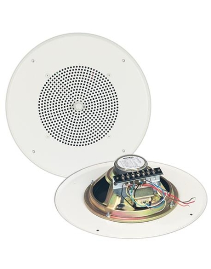 CEILING SPEAKER, 8 INCH BRIGHT WHITE
