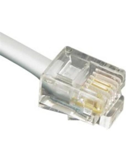 GCLC466001-F 6P4C 1 FT LINE CORD RJ11
