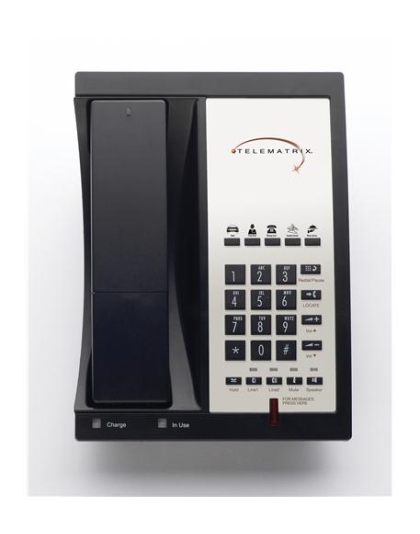 TeleMatrix 9602MWD5 DECT 6.0 Black