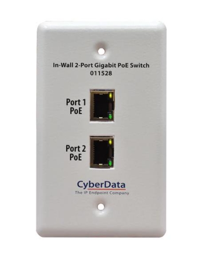 In-Wall 2-Port Gigabit PoE Switch