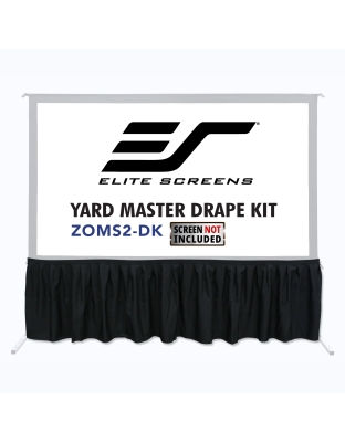 Drape Kit for Yard Master 2 Yard Master Dual Projection Screens 90-Inch Diag. to 135-Inch Diag. Models. 129-Inch Diag. L x 25.6-Inch Diag. H