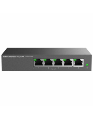Layer 2 Unmanaged Switch, 5x GigE, Metal