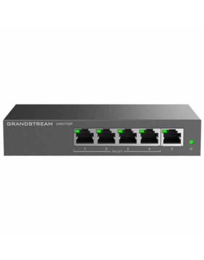 Layer 2 Unmanaged Switch, 5x GigE, Metal