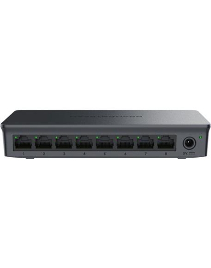 Layer 2 Unmanaged Switch, 8 x GigE, Plas
