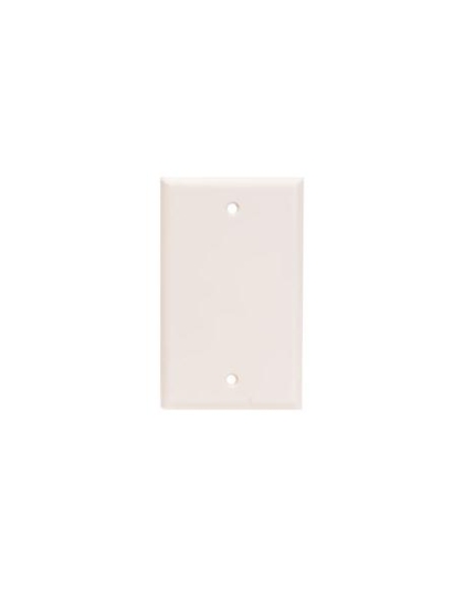 Flush Wall Plate Blank - Almond