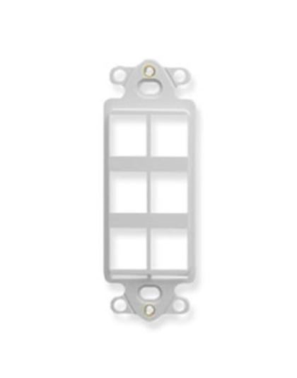 INSERT, DECOREX, HD, 6-PORT, WHITE