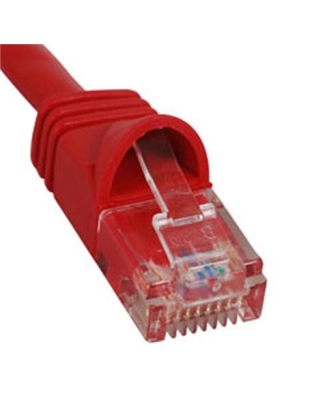 PATCH CORD, CAT 5e, MOLDED BOOT, 1' RD
