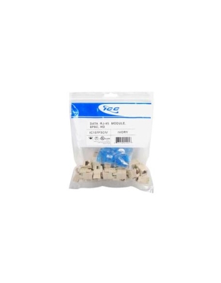 MODULE, CAT 5e, HD, 25 PK, IVORY