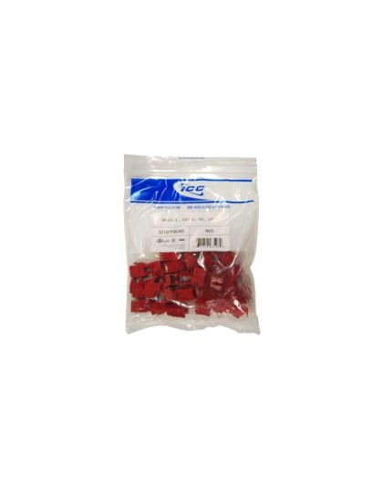 MODULE, CAT 6, HD, 25PK, RED